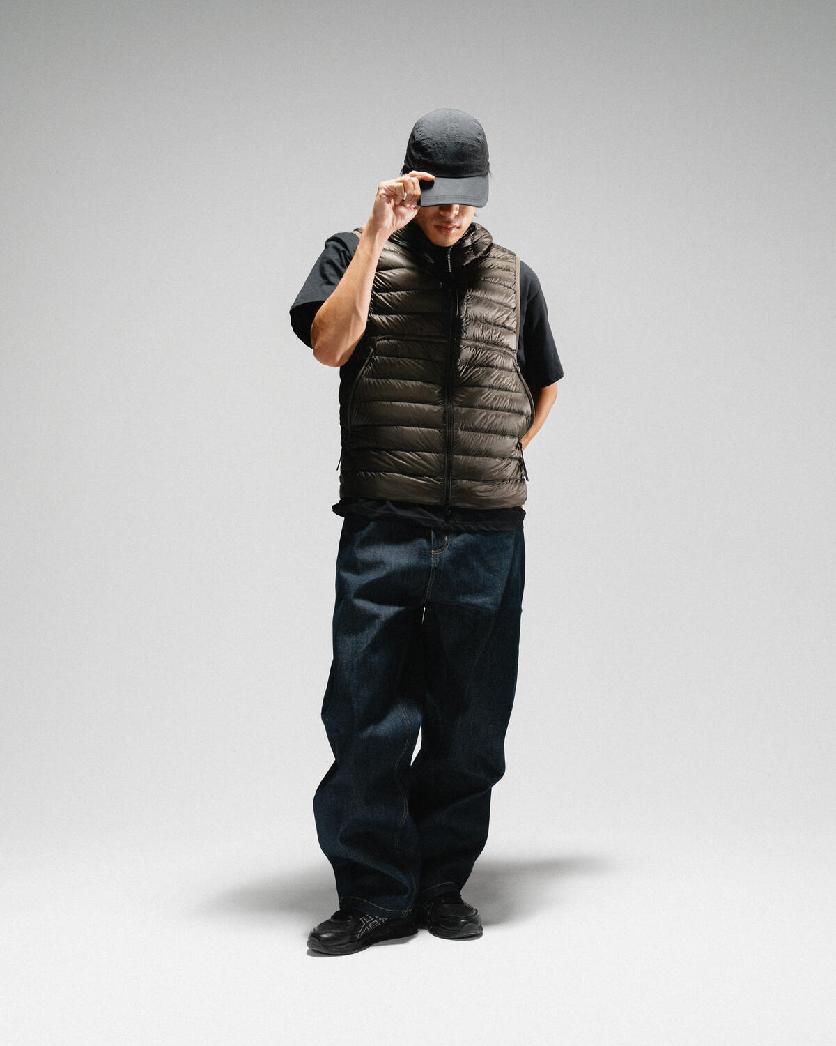 CP Company DD SHELL GOGGLE DOWN VEST | 17CMOW074A006099A-674